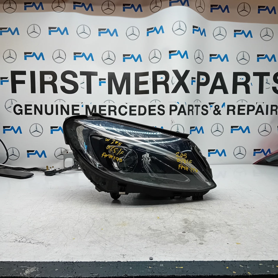 MERCEDES C-CLASS W205 DRIVER  HIGH PERFORM HEADLIGHT A2059062804 20l4 FMH190