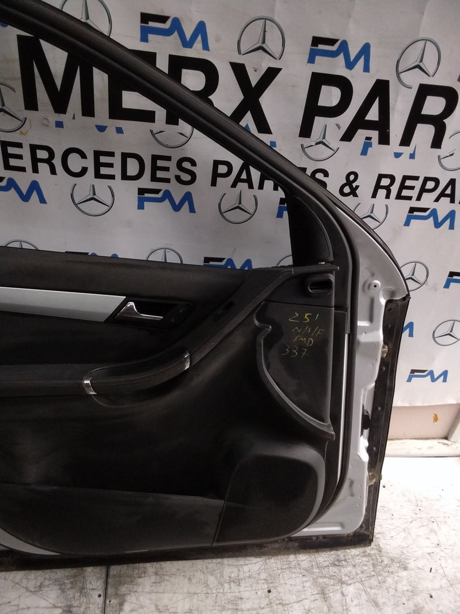 MERCEDES R-CLASS W251 PASSENGER FRONT DOOR NSF SILVER 2005-12 COMPLETE FMD337