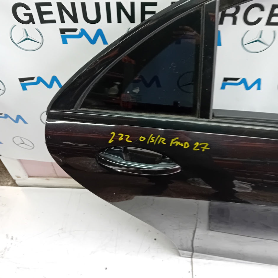 MERCEDES BENZ S-CLASS W222 DRIVER REAR DOOR (OFF SIDE REAR) BROWN 2013-20 FMD27