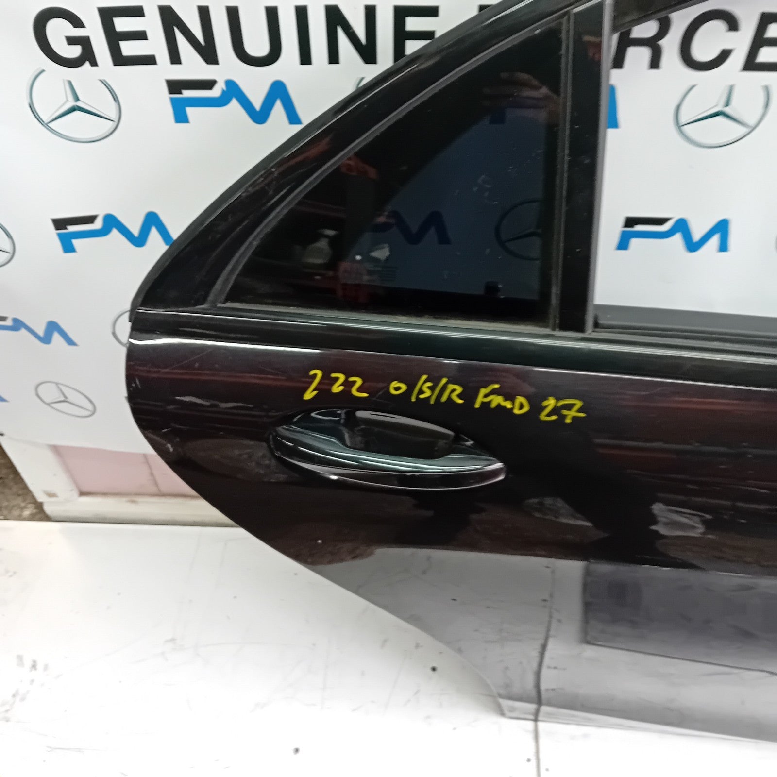 MERCEDES BENZ S-CLASS W222 DRIVER REAR DOOR (OFF SIDE REAR) BROWN 2013-20 FMD27