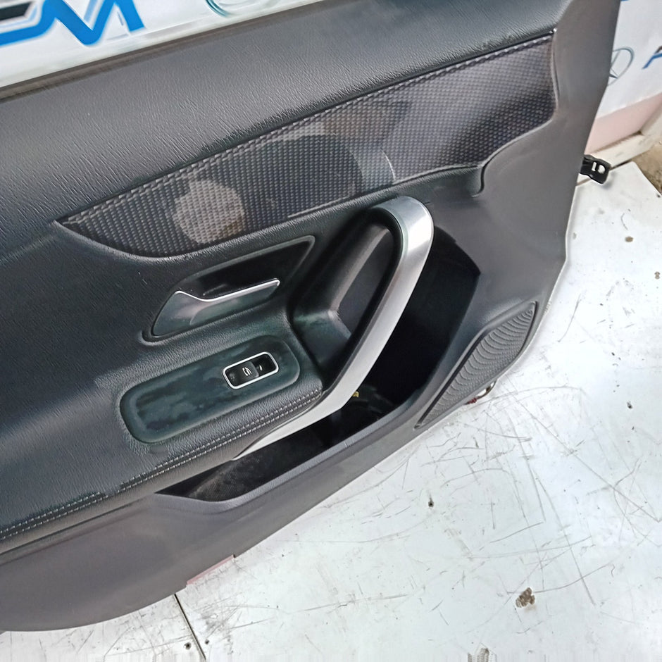 MERCEDES BENZ A-CLASS W177 PASSENGER SIDE FRONT DOOR N/S/F COMPLETE GREY FMD42