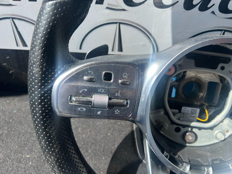 2018 ON 205 FL MERCEDES C-CLASS AMG LINE STEERING WHEEL PADDLE SHIFT A0050004599
