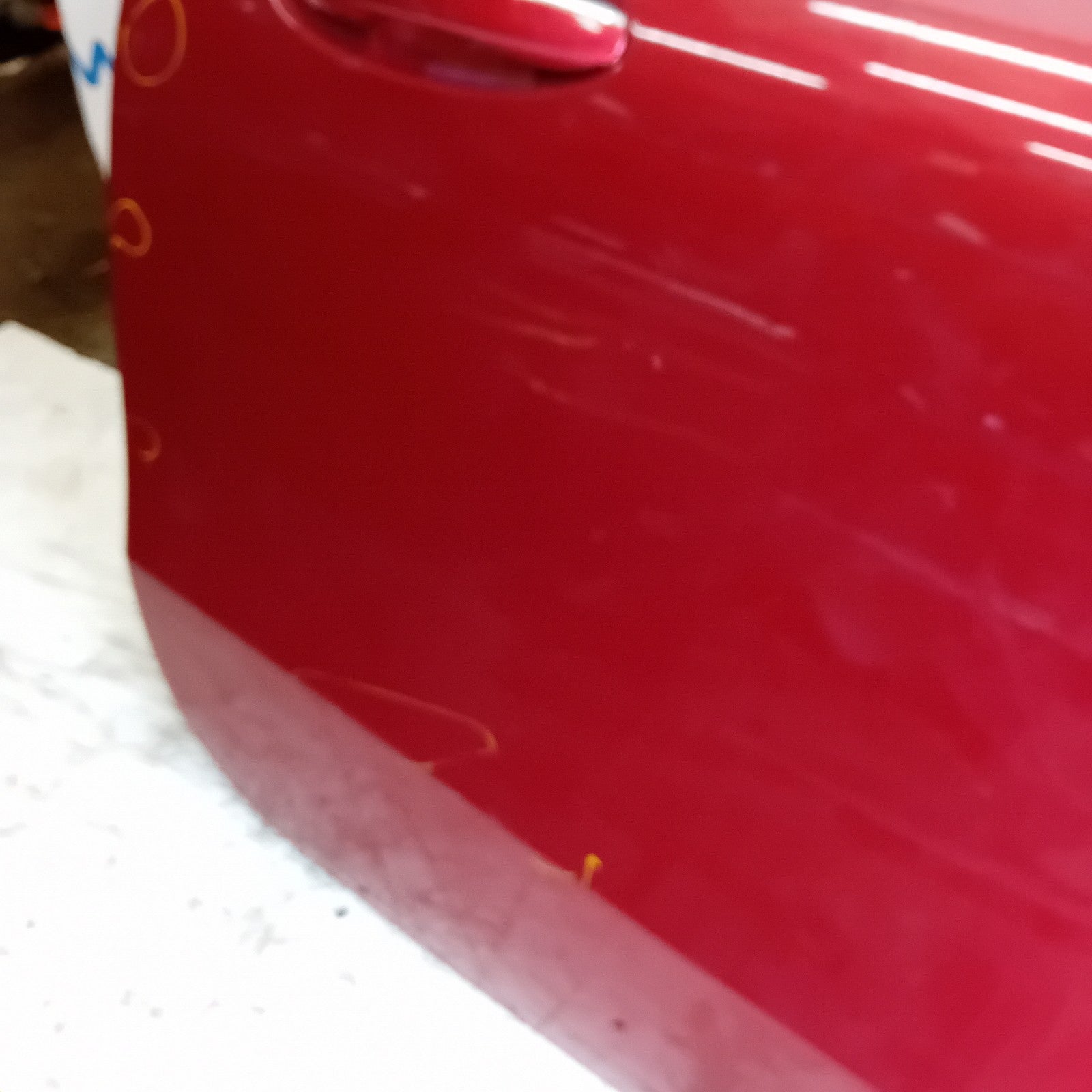 MERCEDES E-CLASS C238 CP DRIVER FRONT DOOR OSF 2016 ON RED COMPLETE FMD366