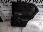 MERCEDES BENZ GLA X156 DRIVER REAR DOOR OSR BLACK 2014-19 COMPLETE FMD321