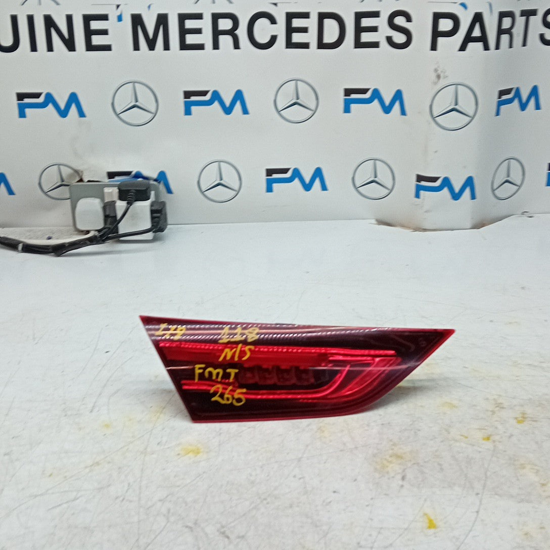 MERCEDES CLA W118 PASSENGER LEFT NS REAR INNER TAIL LIGHT A1189066300 FMT265