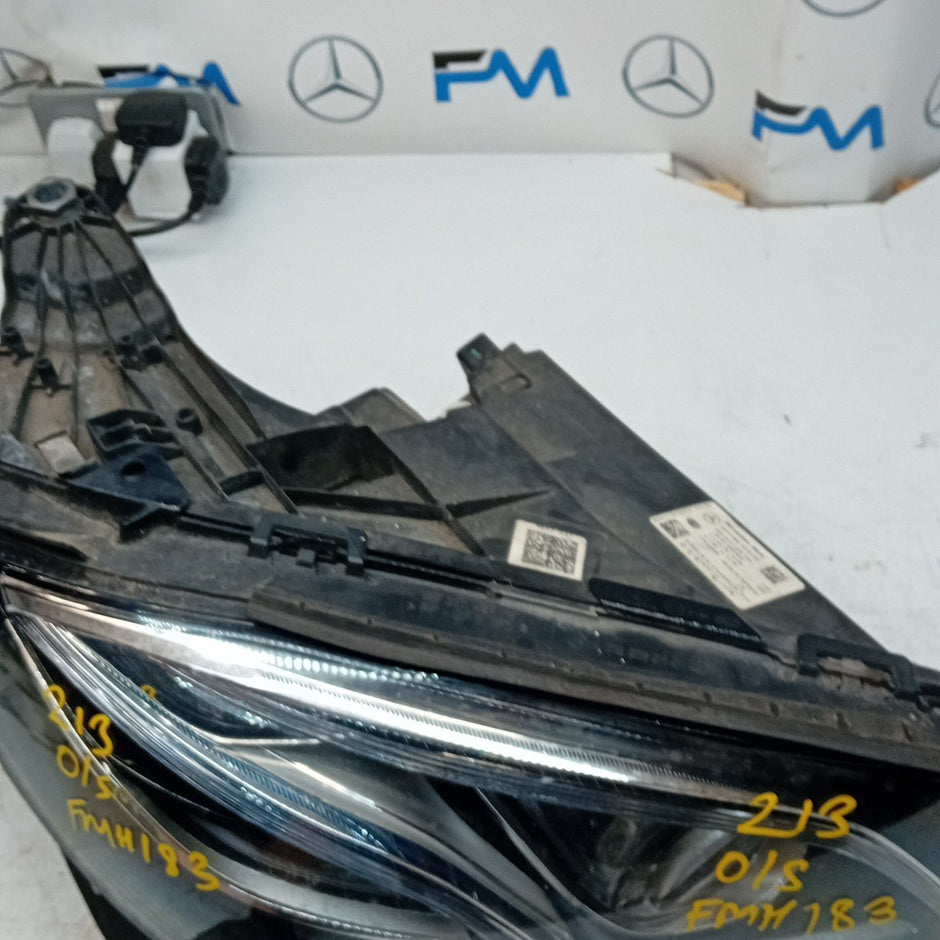 MERCEDES E-CLASS DRIVER MULTIBEAM COMPLETE HEADLIGHT A2139061804 2016 FMH183