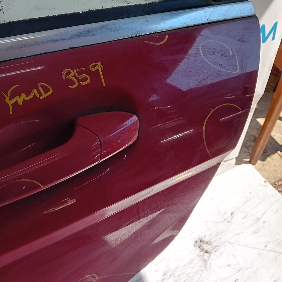 MERCEDES C-CLASS S204 EST PASSENGER REAR DOOR NSR RED 2008-14 FMD459
