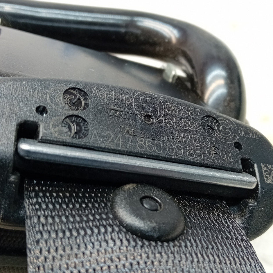 MERCEDES B-CLASS W247 SEAT BELT REAR LEFT PASSENGER SIDE NSR A2478600985 FMS466