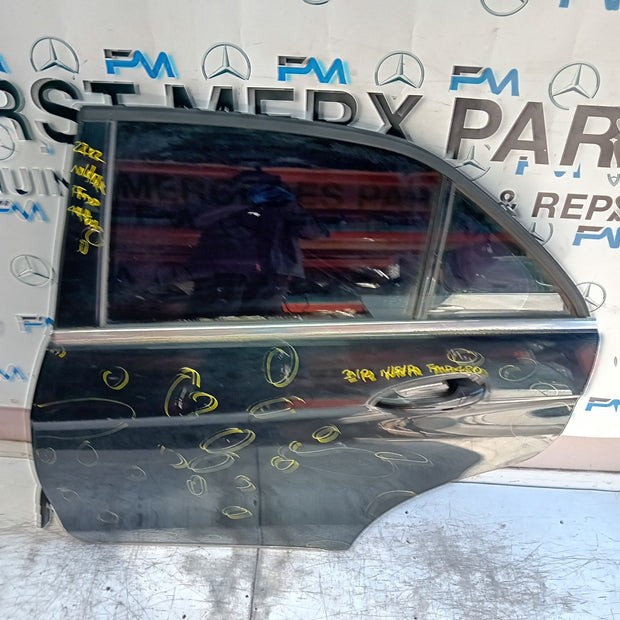 MERCEDES E-CLASS W212 SLN PASSENGER REAR DOOR NSR BLACK 2013 COMPLETE FMD480