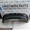 MERCEDES BENZ C-CLASS W205 COUPE REAR BUMPER 2015 BLACK FMX57