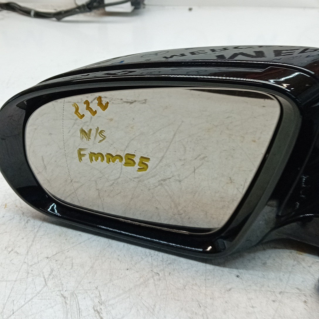 MERCEDES S-CLASS W222 PASSENGER WING MIRROR NS BLACK A2228101516 2014 PL FMM55