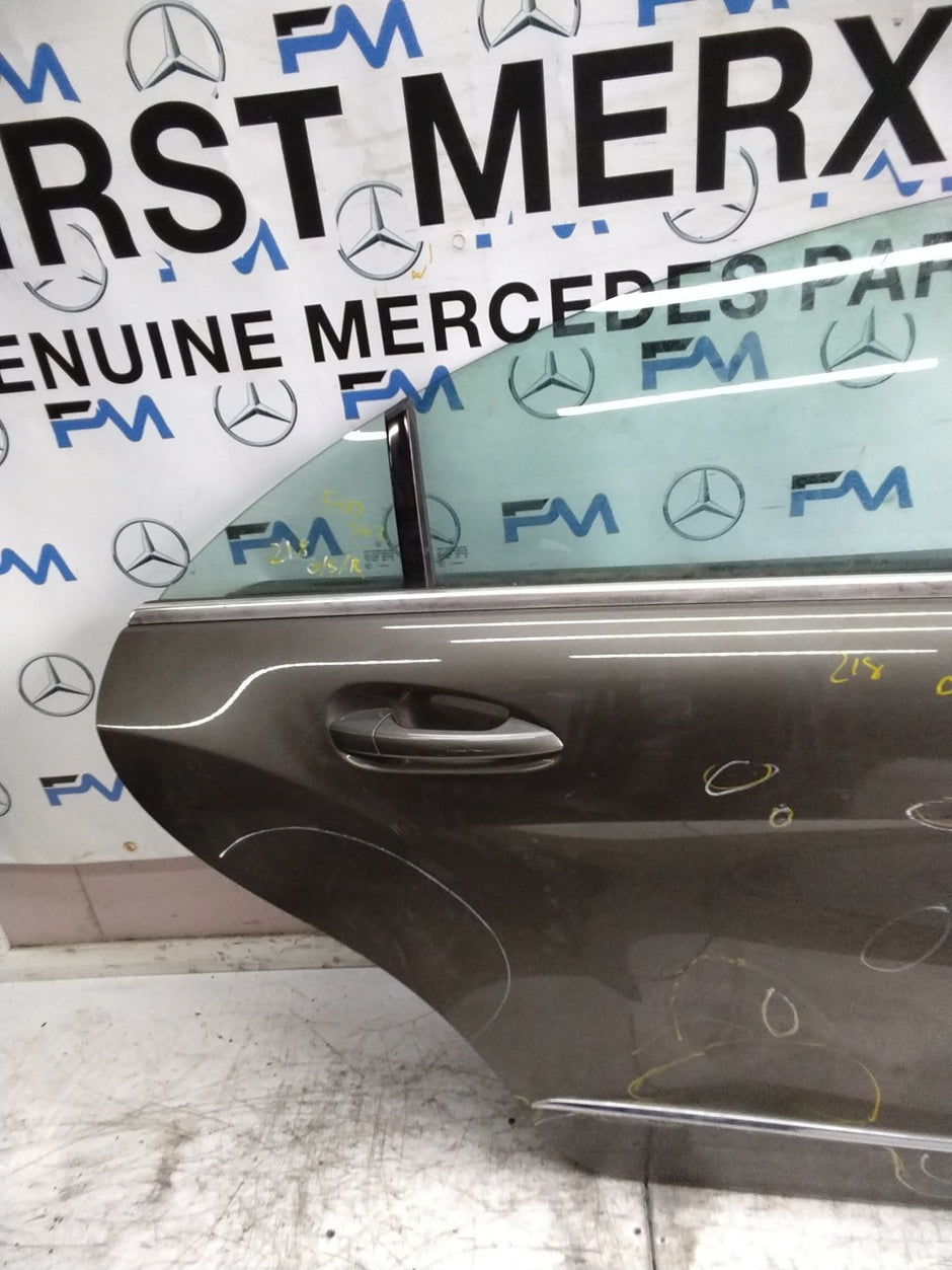 MERCEDES CLS W218 COU DRIVER REAR DOOR OSR BROWN 2018 ON COMPLETE FMD342