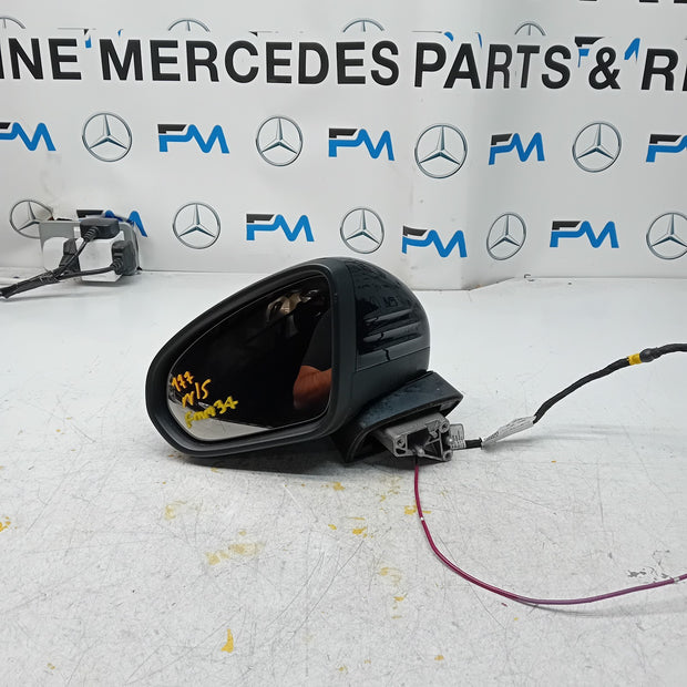 MERCEDES A-CLASS  W177 PASSENGER SIDE WING MIRROR A1778105304 BLACK FMM34