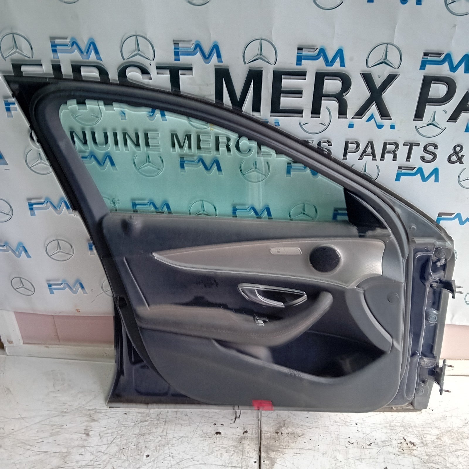 MERCEDES E-CLASS W213 SLN PASSENGER FRONT DOOR NSF BLUE 2016 ON COMPLETE FMD200