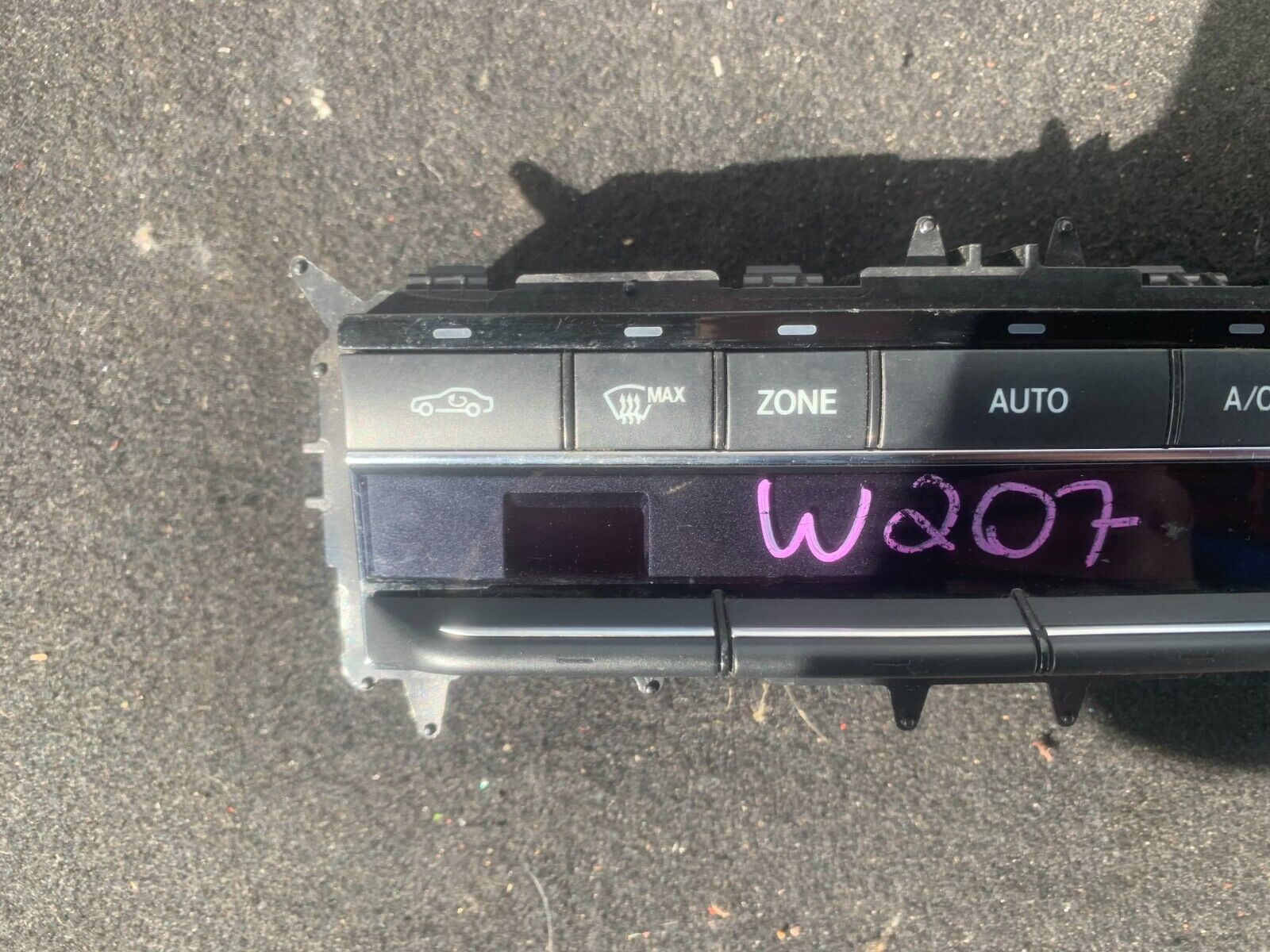 MERCEDES BENZ E CLASS 212 SERIES 2009-2016 HEATER/AC CONTROLLER AUTOMATIC