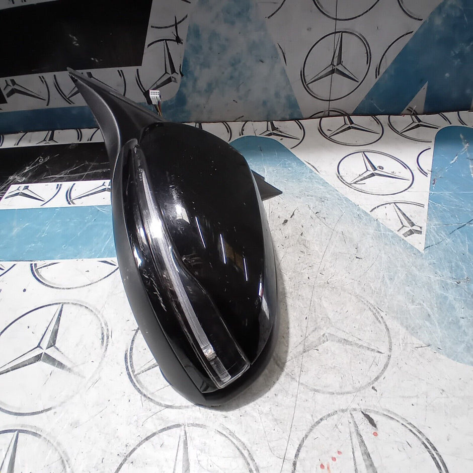 2017 MERCEDES C CLASS W205 RIGHT SIDE WING MIRROR POWER FOLD IN BLACKA2058104702