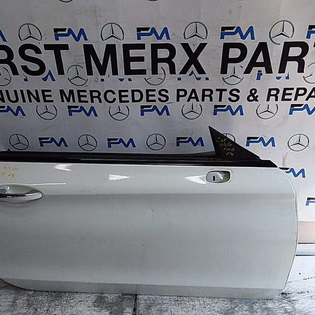 MERCEDES C-CLS C205  PASSENGER FRONT DOOR OSF WHITE 2016 ONWARDS COMPLETE FMD614
