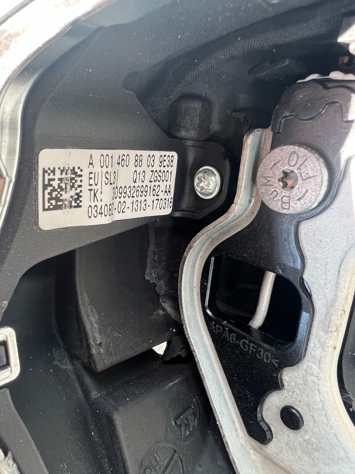 MERCEDES A-CLASS PADDLE SHIFT STEERING WHEEL MULTIFUNCTION 2017 A0014608803