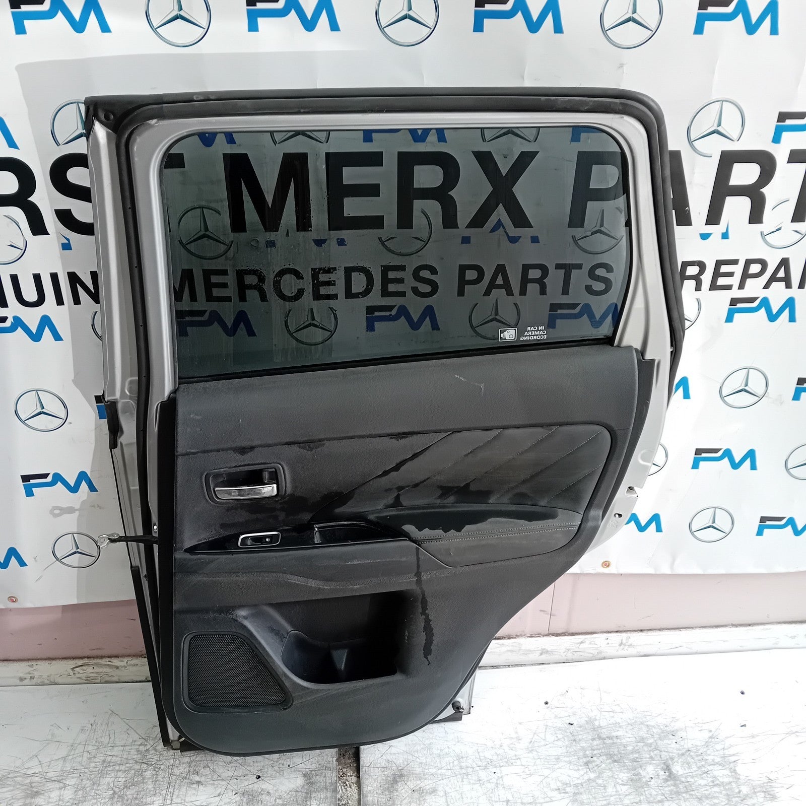 MITSUBISHI OUTLANDER MK3 DRIVER SIDE REAR DOOR OSR 2013 SILVER FMD416