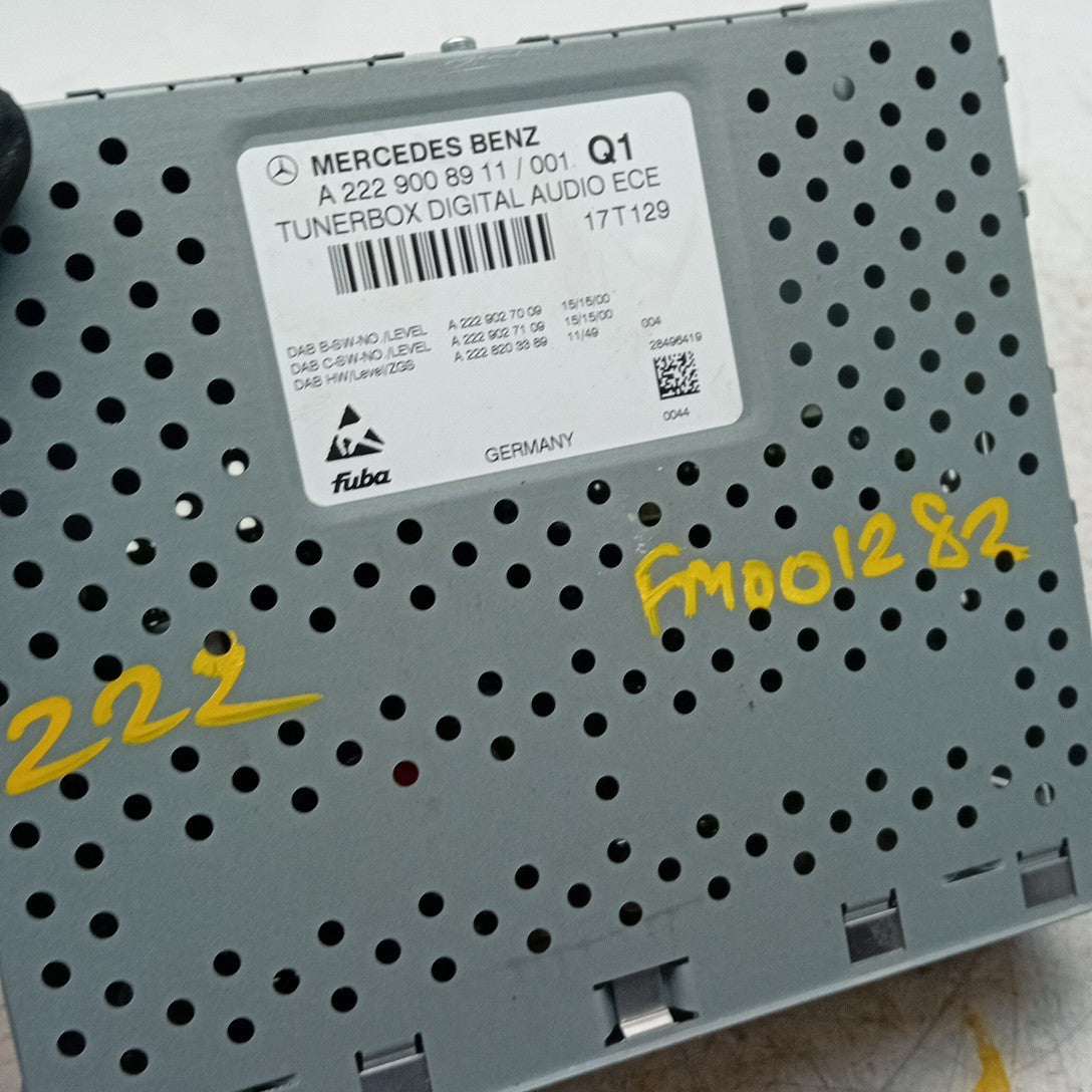 MERCEDES BENZ S-CLASS W222  2014-2021  RADIO TUNER BOX  A2229008911 FM001282