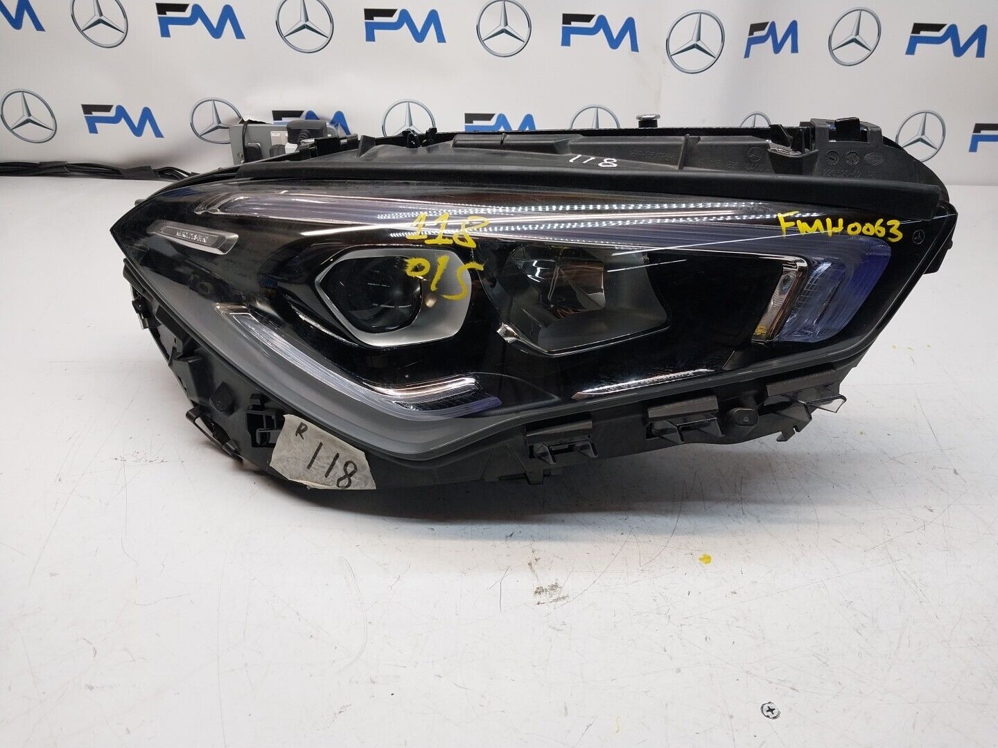 Mercedes W118 CLA 2019-2024 LED Headlight RIGHT/DRIVER/OFF SIDE COMPLETE FMH0063