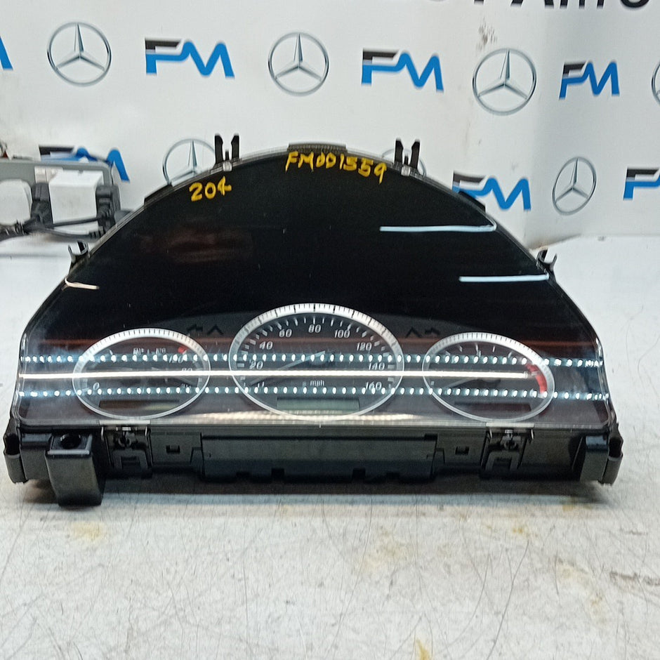 MERCEDES C-CLASS W204 SPEEDOMETER INSTRUMENT CLUSTER BLACK A2049004002 FM001559