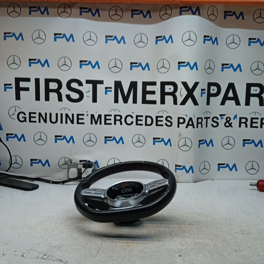 MERCEDES W205 C-CLASS MULTIFUNCTION STEERING WHEEL FL 2014 A0050004599 FM001401