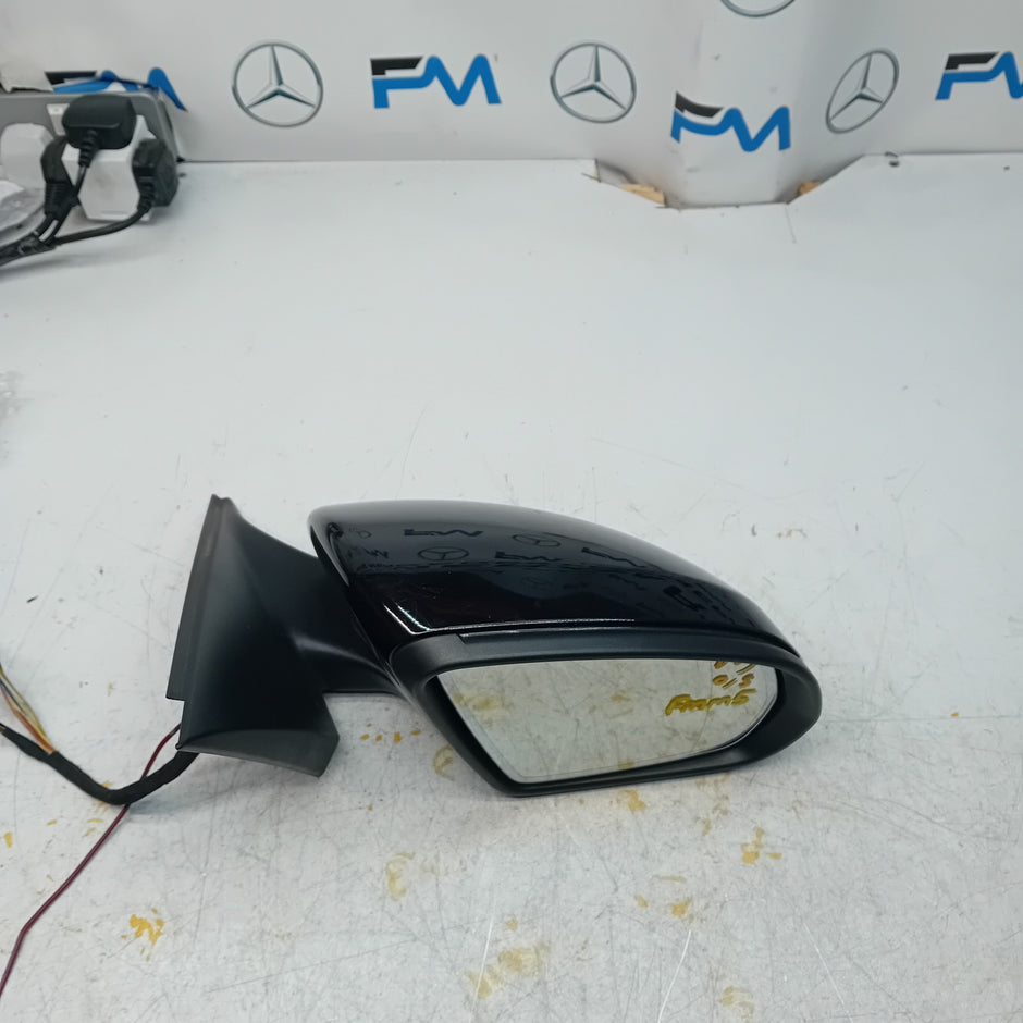 MERCEDES C-CLASS 2014 On W205 DRIVER SIDE WING MIRROR BLACK FMM5