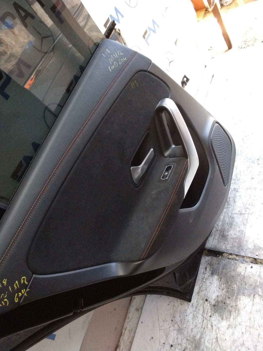 MERCEDES CLA C118 PASSENGER REAR DOOR NSR BLACK 2019 ONWARDS COMPLETE FMD604