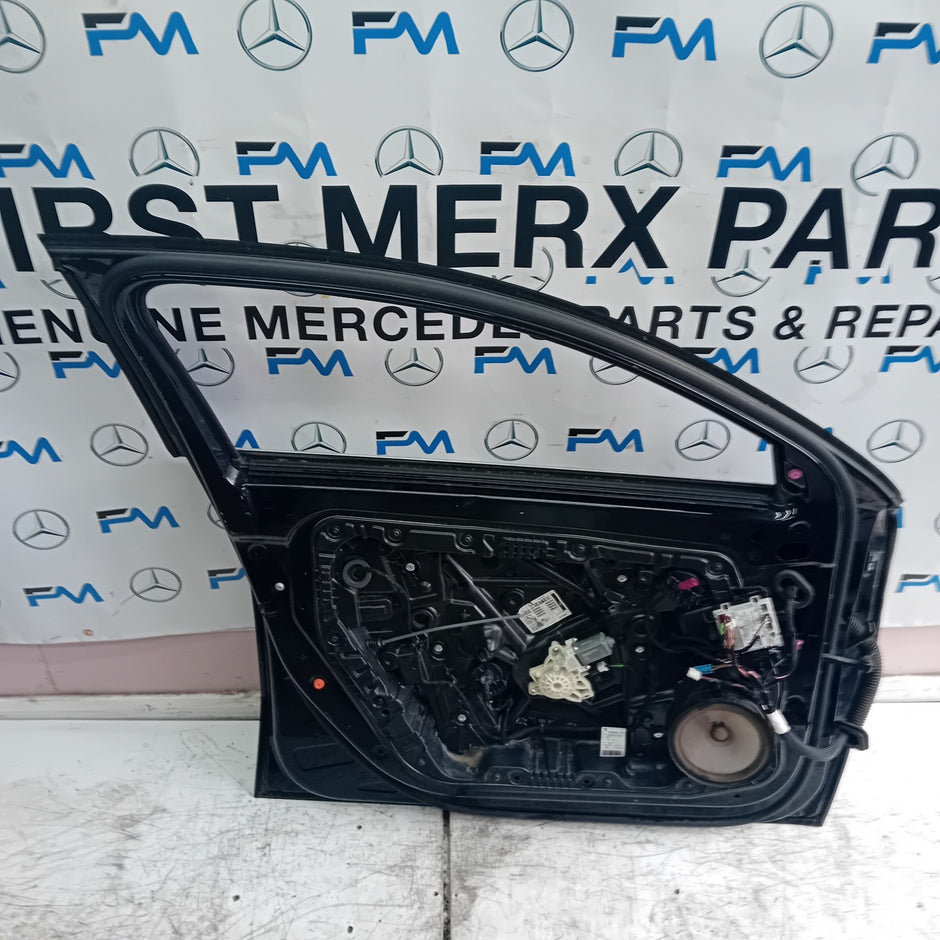 MERCEDES BENZ A-CLASS W177 PASSENGER SIDE FRONT DOOR N/S/F BLACK  FMD146
