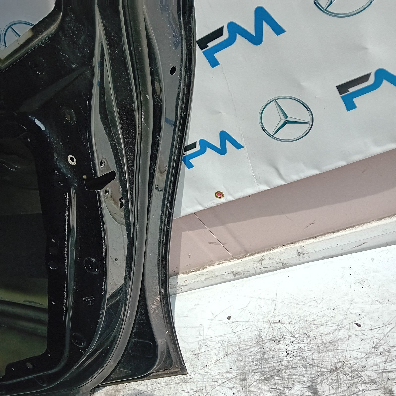 MERCEDES A-CLASS W177 SLN DRIVER REAR DOOR OSR 2018 ON BLACK FMD285