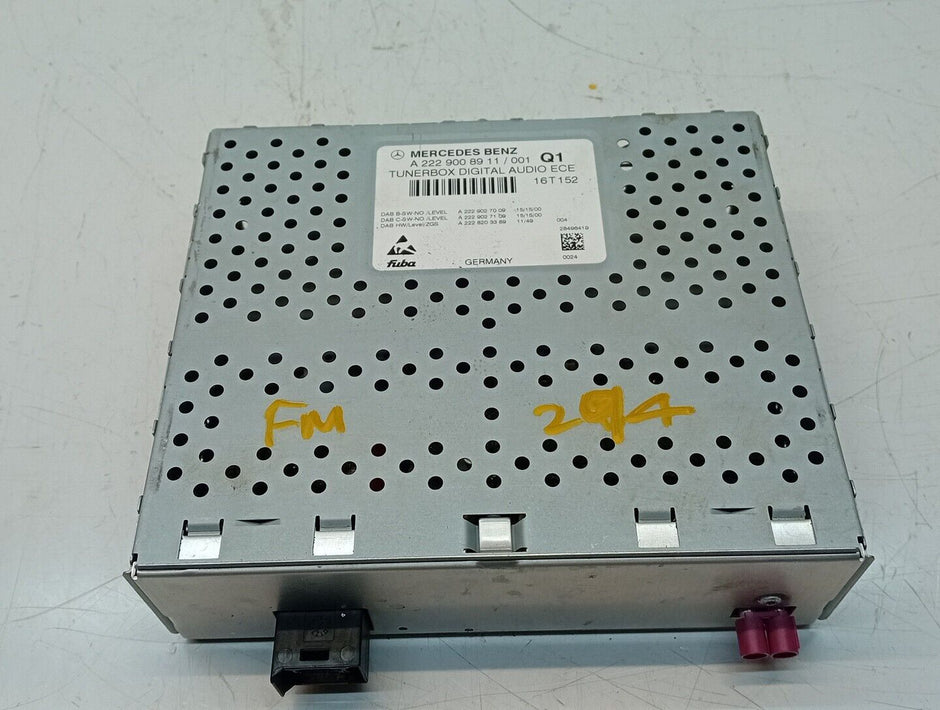 Mercedes Glc C E Class Radio Tuner Box W253 W205 W213 14-21 A2229008911 FM294
