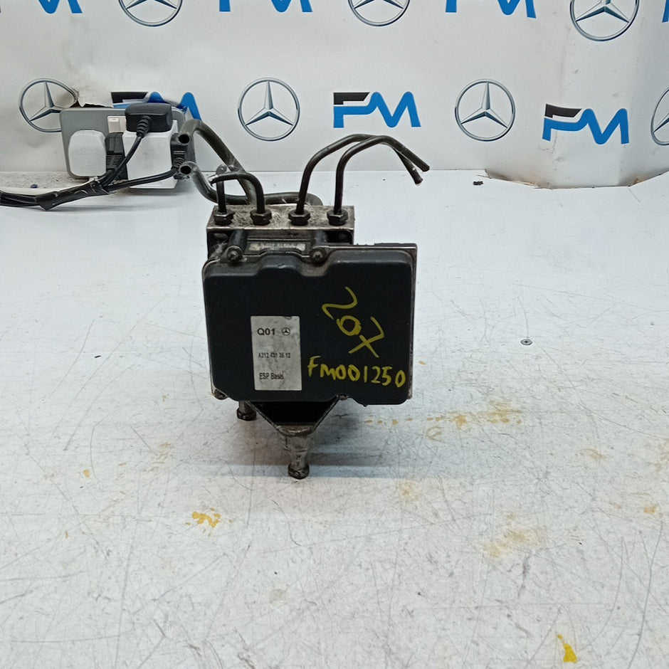 MERCEDES BENZ E-CLASS W207 ABS PUMP MODULE CONTROL UNIT A2124313512 FM001250