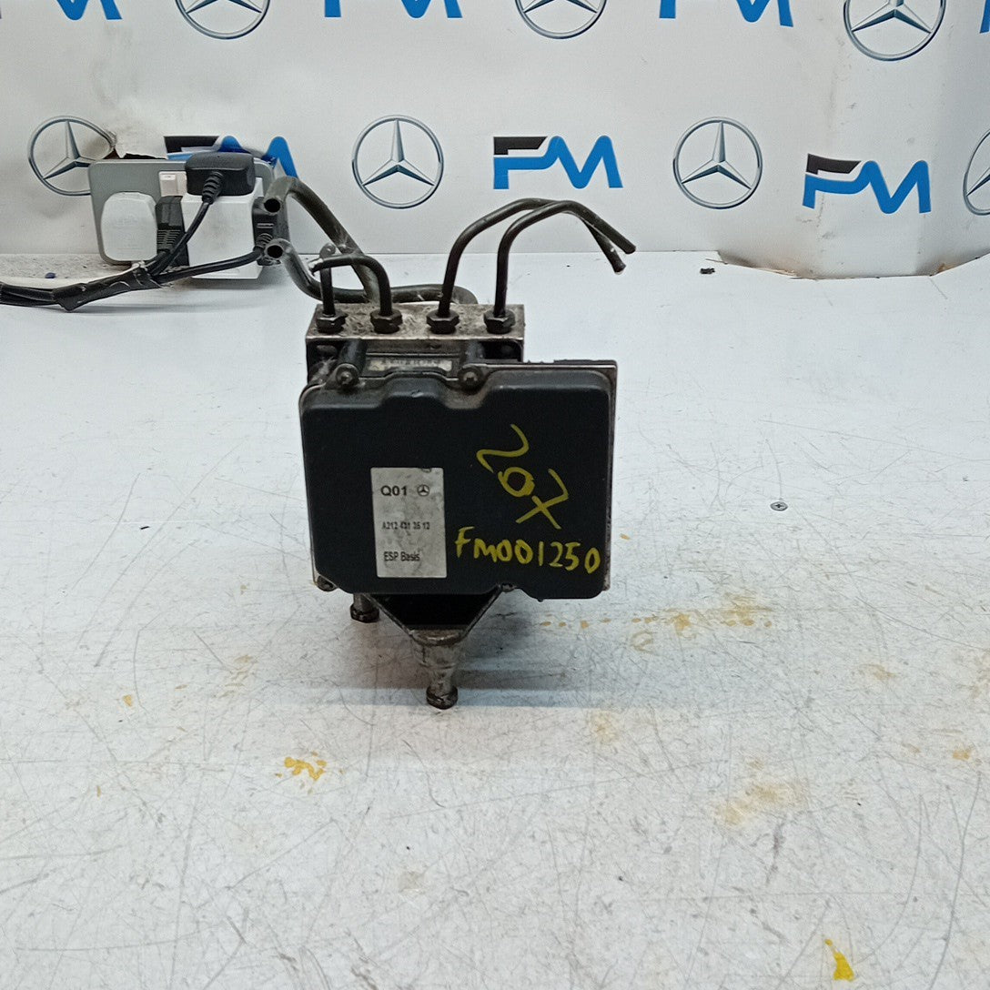MERCEDES BENZ E-CLASS W207 ABS PUMP MODULE CONTROL UNIT A2124313512 FM001250