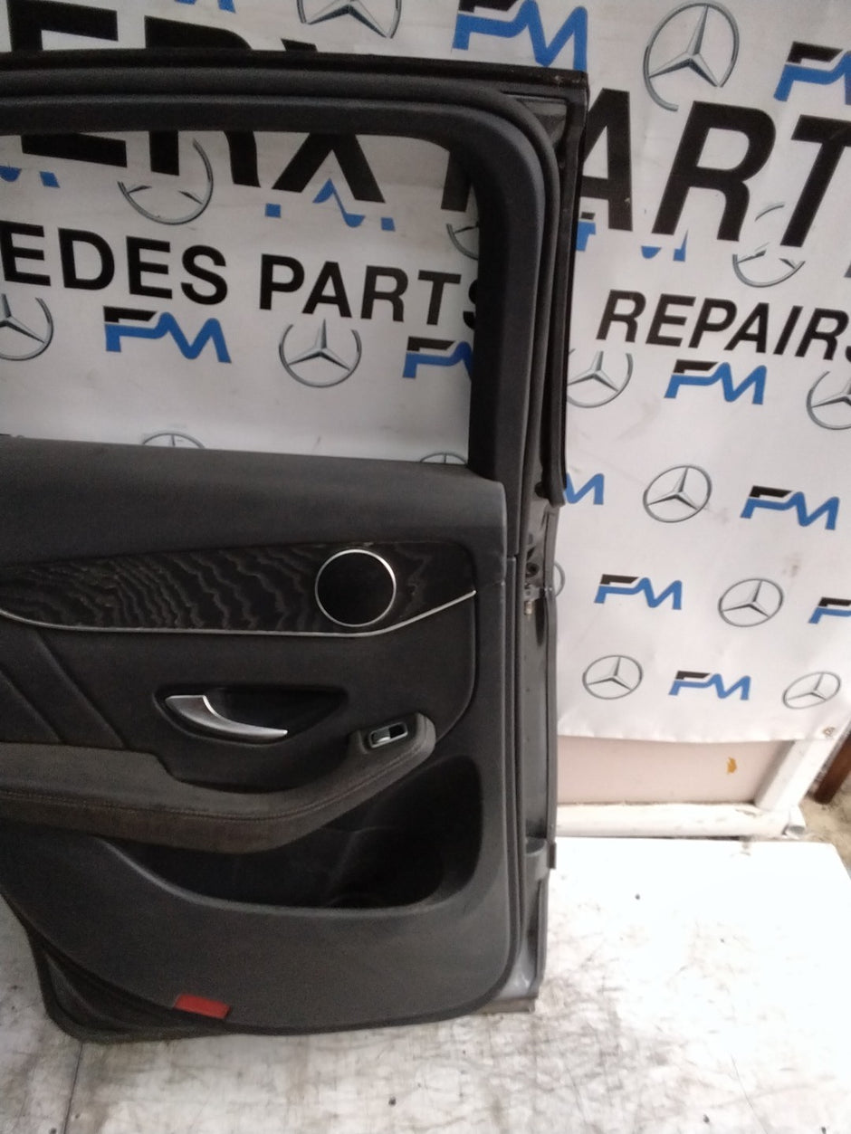 MERCEDES GLC C253  PASSENGER REAR DOOR NSR GREY 2016-22  COMPLETE FMD302