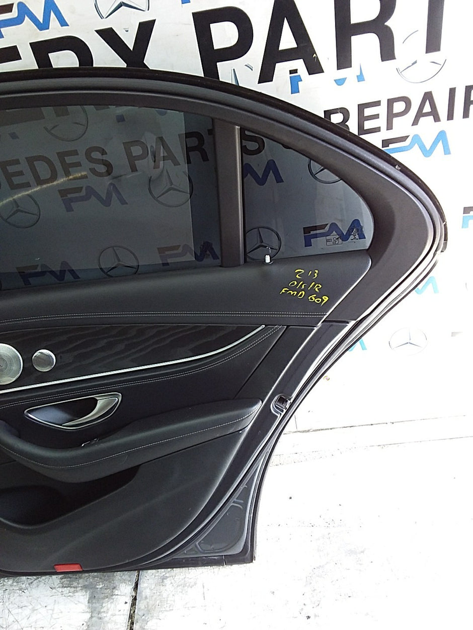 MERCEDES E-CLS W213 SLN DRIVER REAR DOOR OSR GREY 2016 ONWARDS COMPLETE FMD609