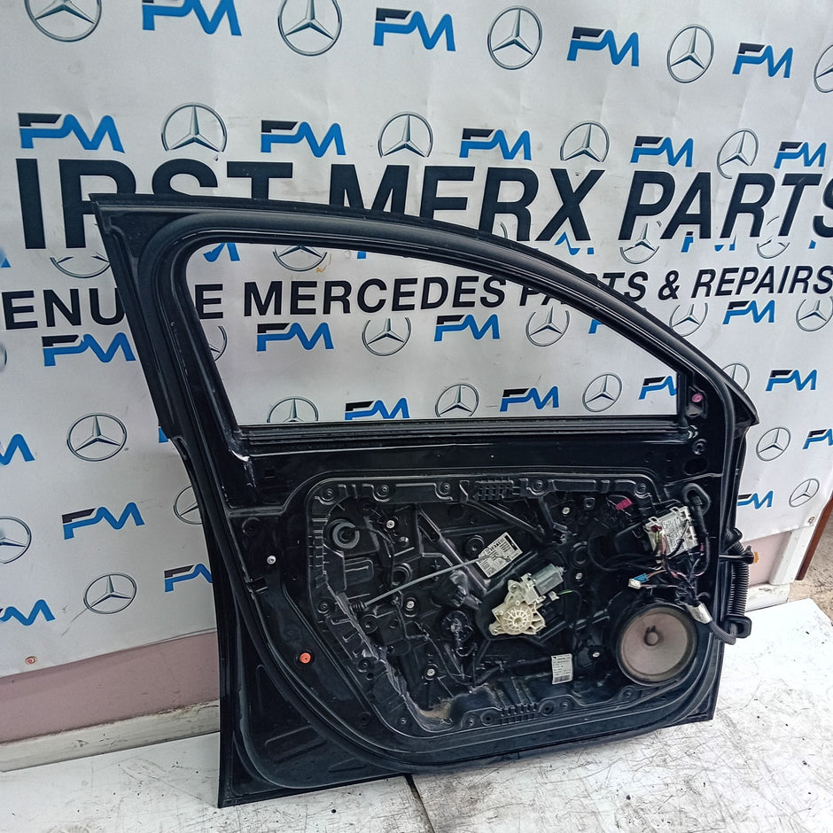 MERCEDES BENZ A-CLASS W177 PASSENGER SIDE FRONT DOOR N/S/F BLACK  FMD146