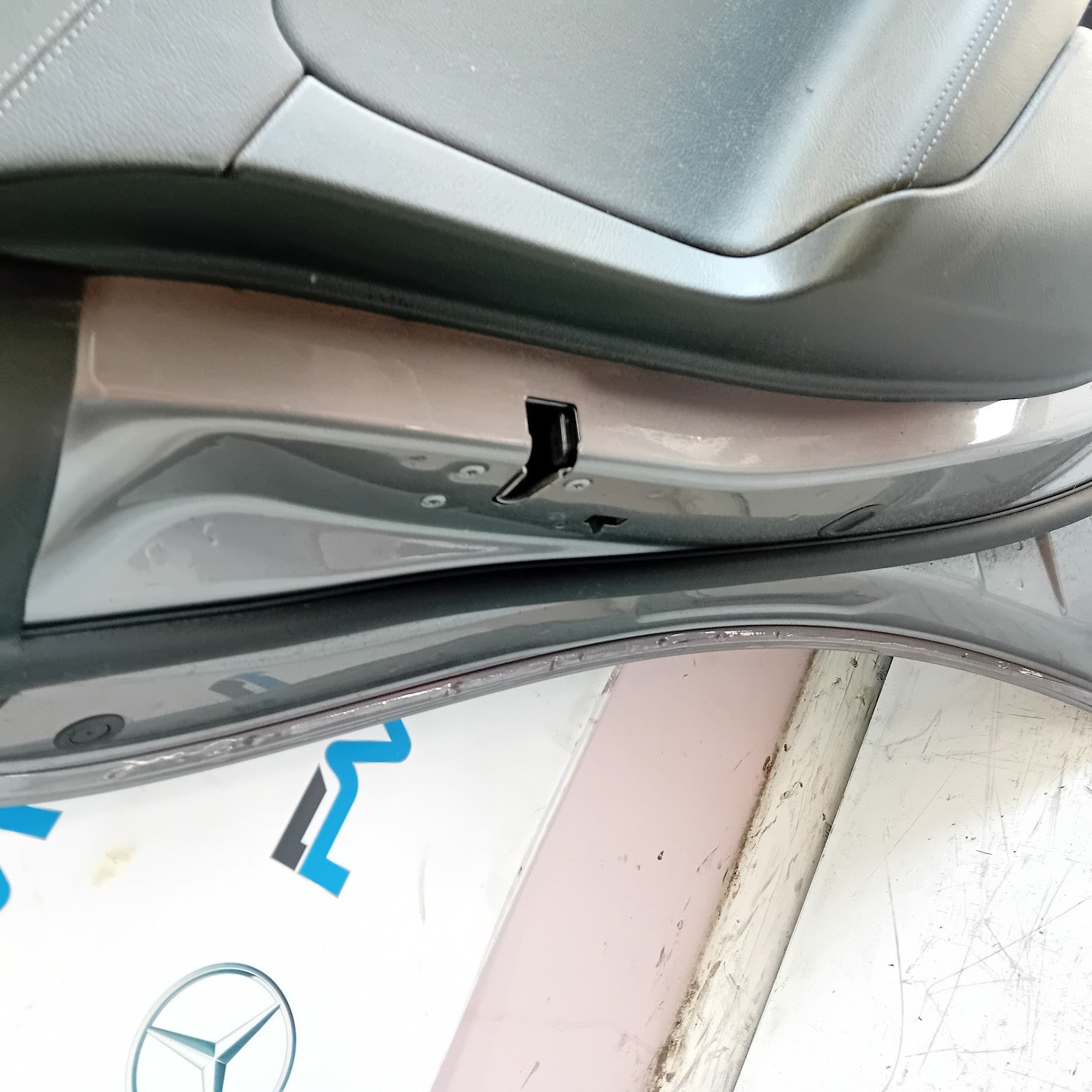 MERCEDES CLA W118 PASSENGER REAR DOOR NSR 2019 GREY COMPLETE FMD491