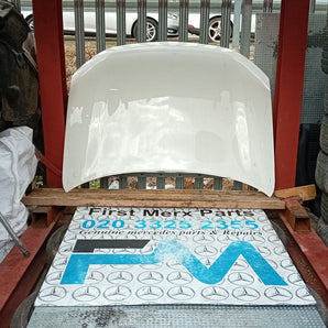 MITSUBISHI OUTLANDER MK3 BREAKING FRONT BONNET HOOD IN WHITE W13 DAMAGED 2013