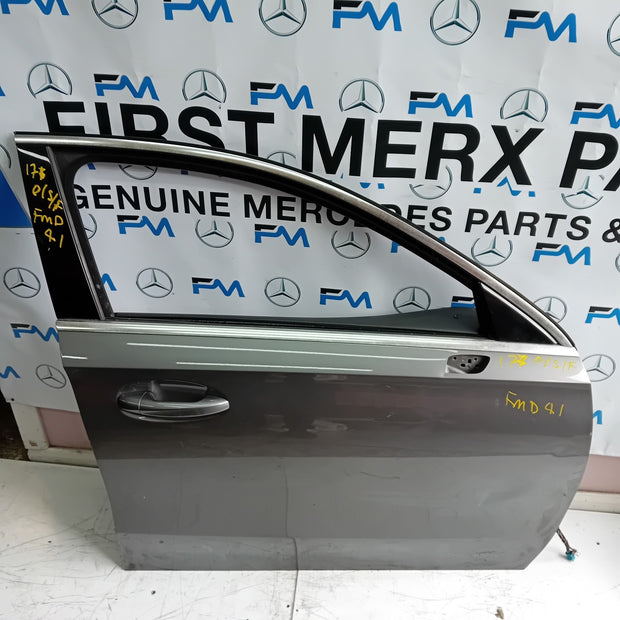 MERCEDES BENZ A-CLASS W177 DRIVER SIDE FRONT DOOR O/S/F COMPLETE GREY FMD41