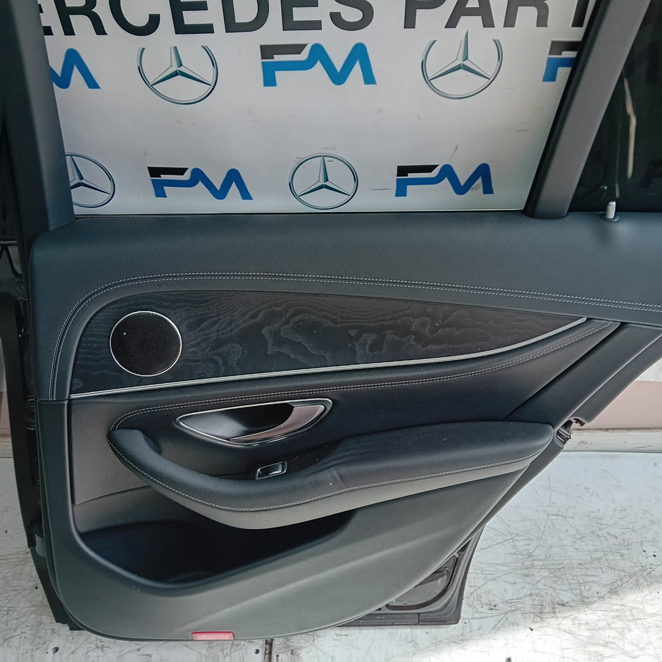 MERCEDES E-CLASS S213 ESTATE DRIVER REAR DOOR OSR BLACK 2016 ON COMPLETE FMD217