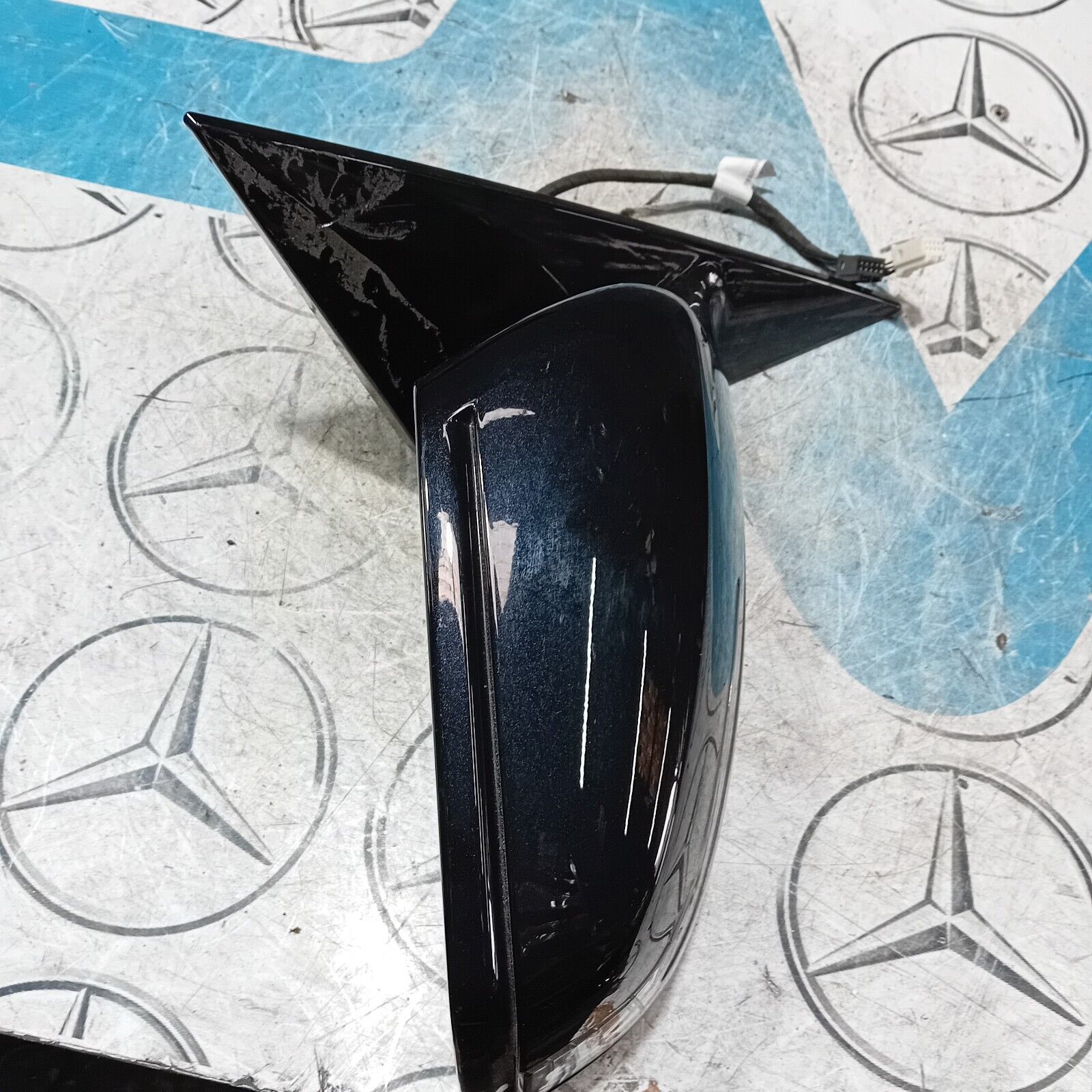 MERCEDES E CLASS DOOR MIRROR RIGHT POWERFOLD BLACK  A2078100200  2009-17