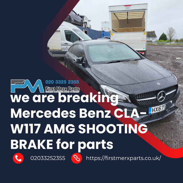MERCEDES  CLA W117 AMG SHOOTING BRAKE / AIR BAGS ( STEERING WHEEL, KNEE, ROOF )