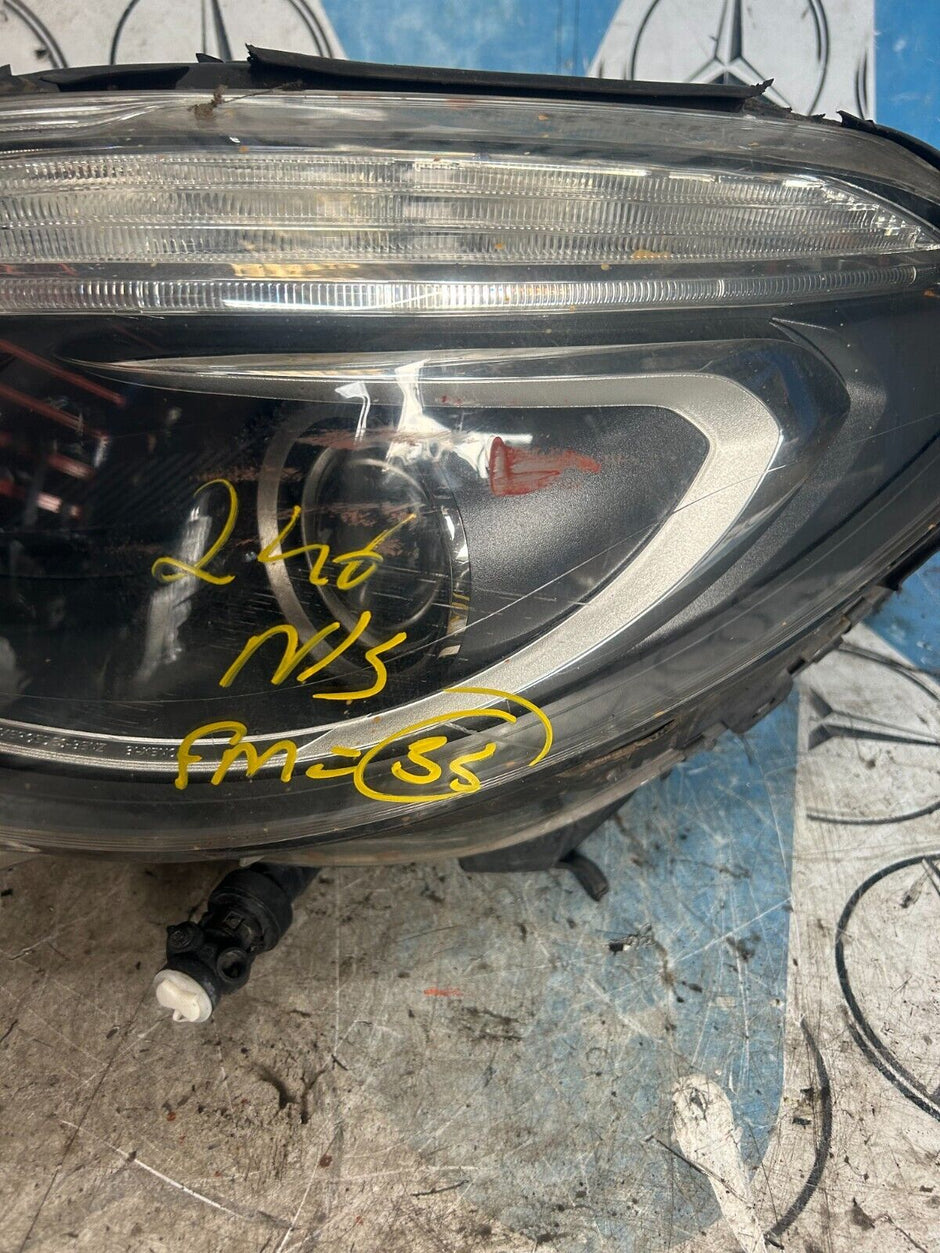 12-14 MERCEDES B CLASS W246 HEADLIGHT N/S COMPLETE A2468207361  FMH35 (DAMAGE)