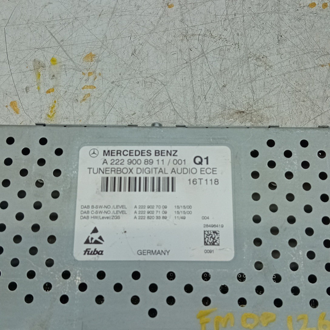 MERCEDES BENZ S-CLASS W222  2014-2021  RADIO TUNER BOX  A2229008911 FM001262