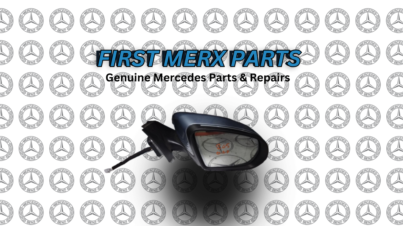 MERCEDES BENZ C CLASS W205 RIGHT SIDE WING MIRROR GREY A2058105002