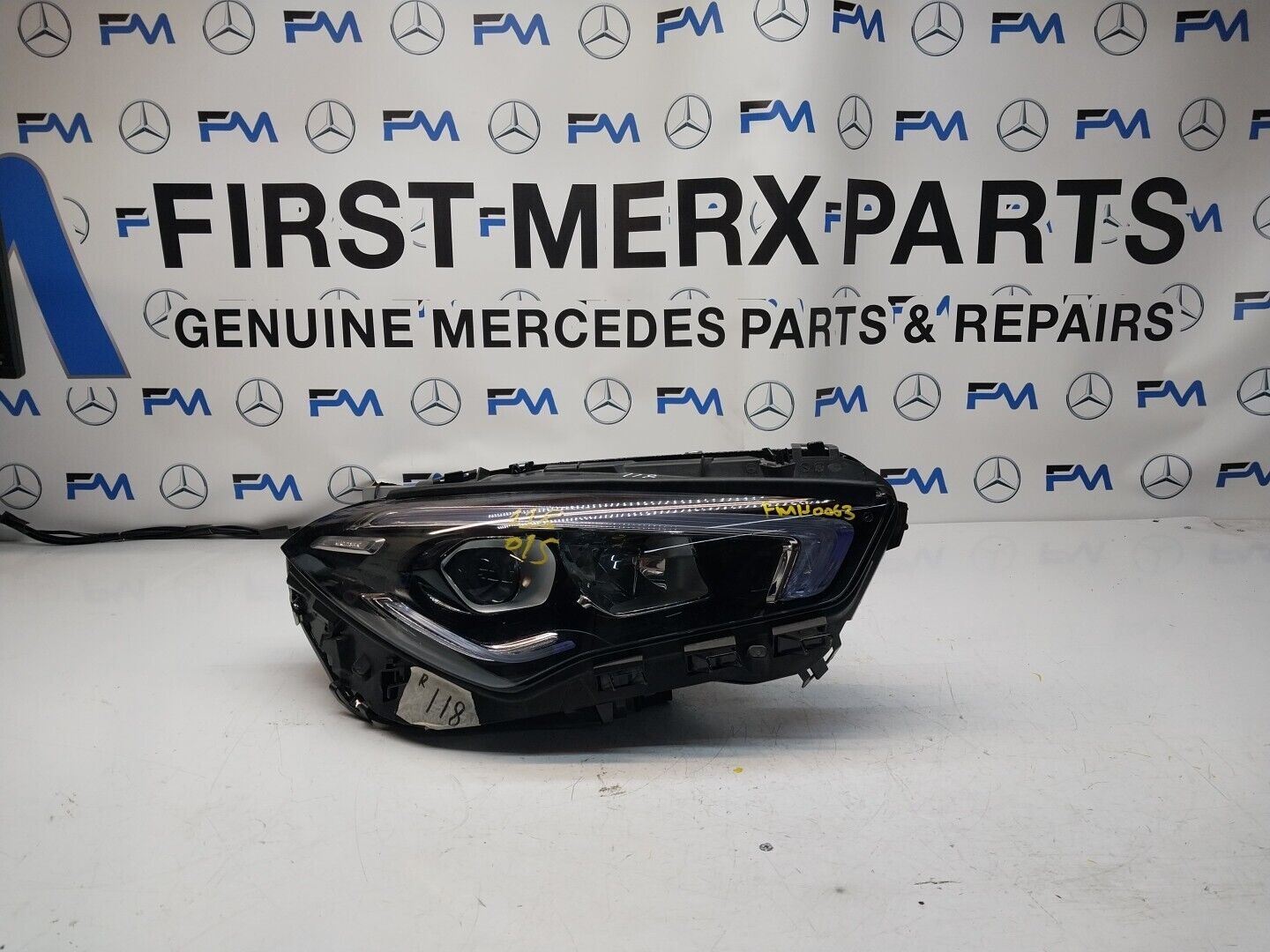 Mercedes W118 CLA 2019-2024 LED Headlight RIGHT/DRIVER/OFF SIDE COMPLETE FMH0063