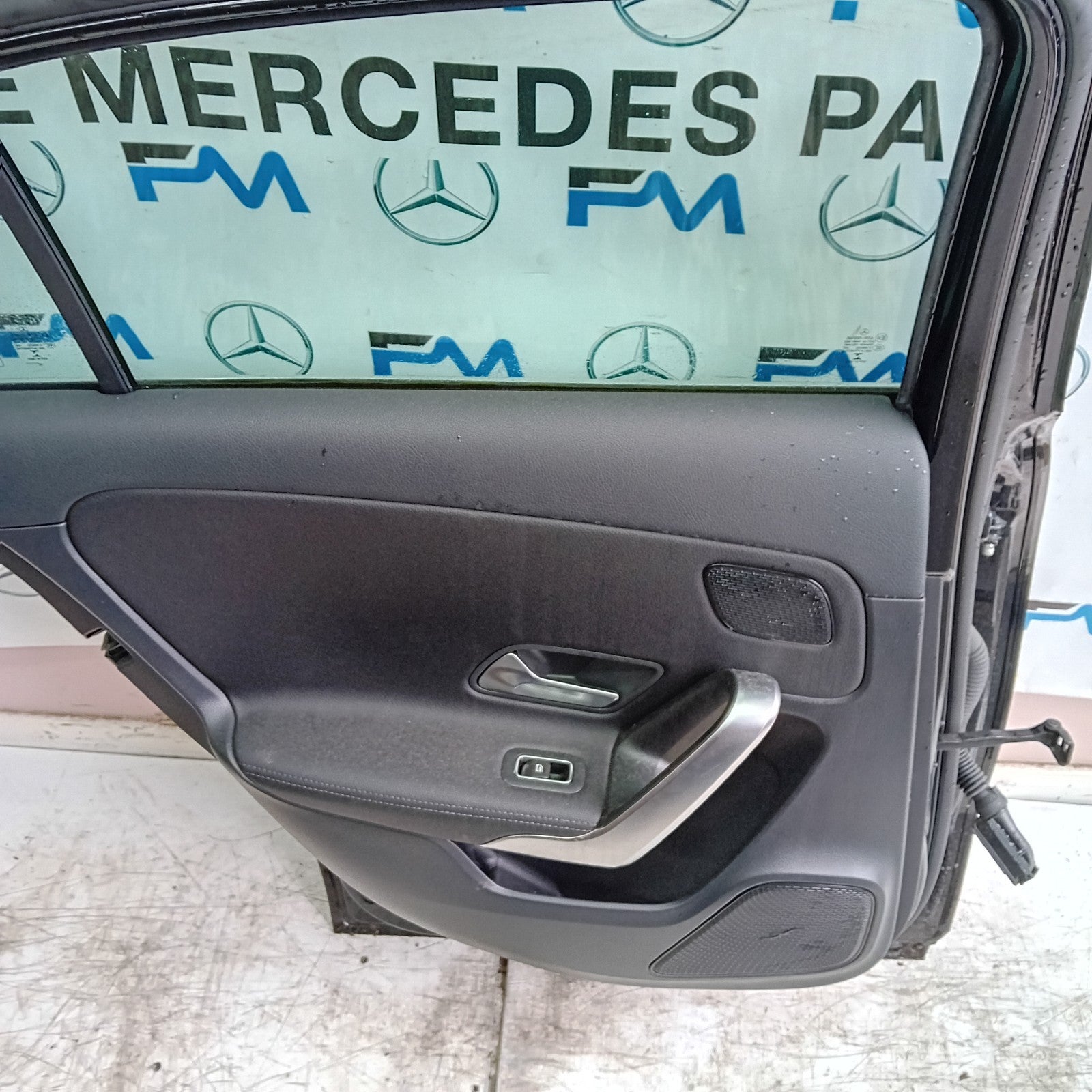 MERCEDES A-CLASS W177 PASSENGER REAR DOOR NSR BLACK 2018 ON COMPLETE FMD261