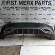 MERCEDES BENZ  A-CLASS W177 REAR BUMPER A1778804701 2018 BLACK COMPLETE FMX18
