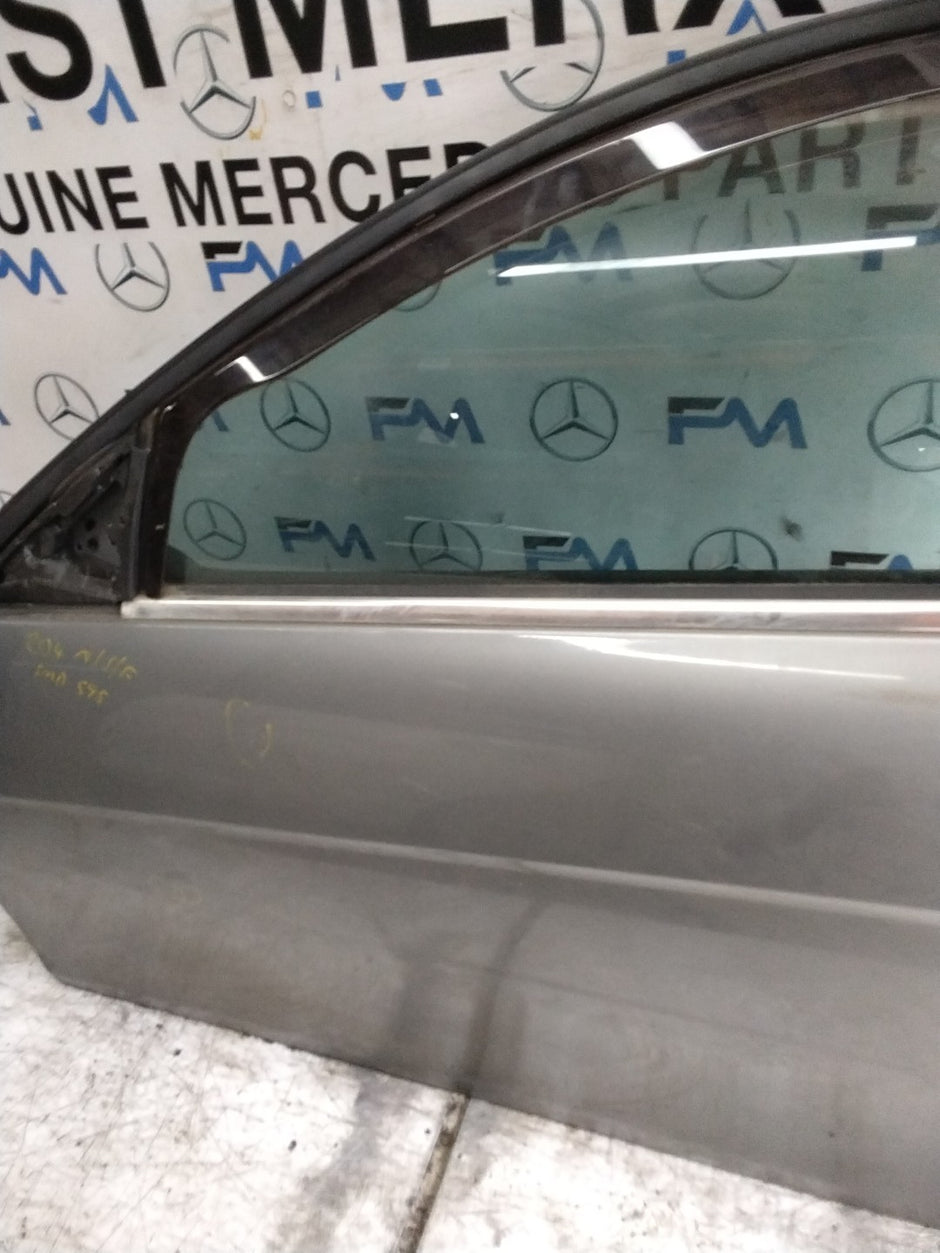 MERCEDES BENZ C-CLS W204 SLN PASSENGER FRONT DOOR NSF SILVER 2008-14  FMD595